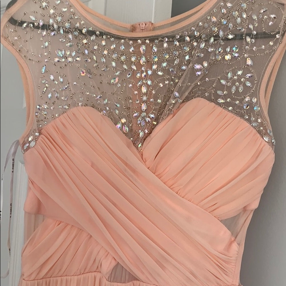 💗PINK BEAUTIFUL PROM DRESS